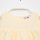 Платье для девочки MINAKU: Cotton Collection жёлтое, рост 134 см 7755825 - фото 14027908
