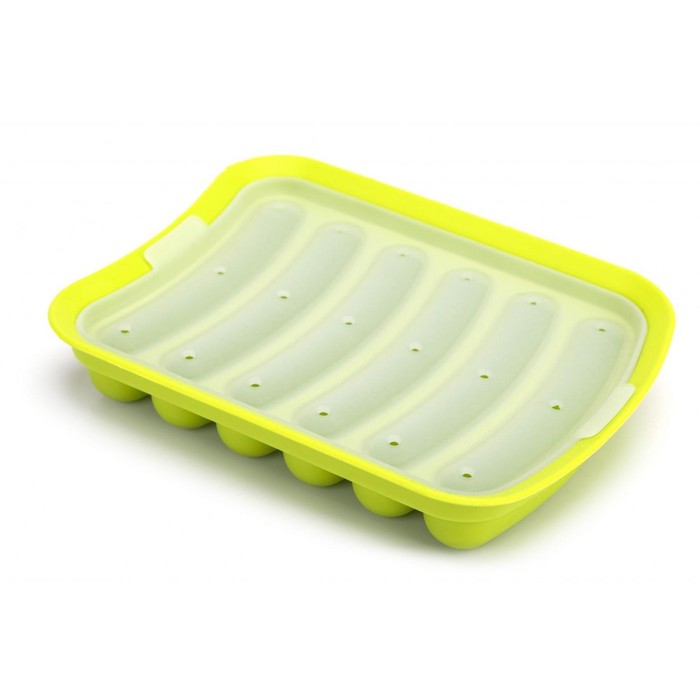 Форма для домашних сосисок и кебабов, зелёная - Фото 1