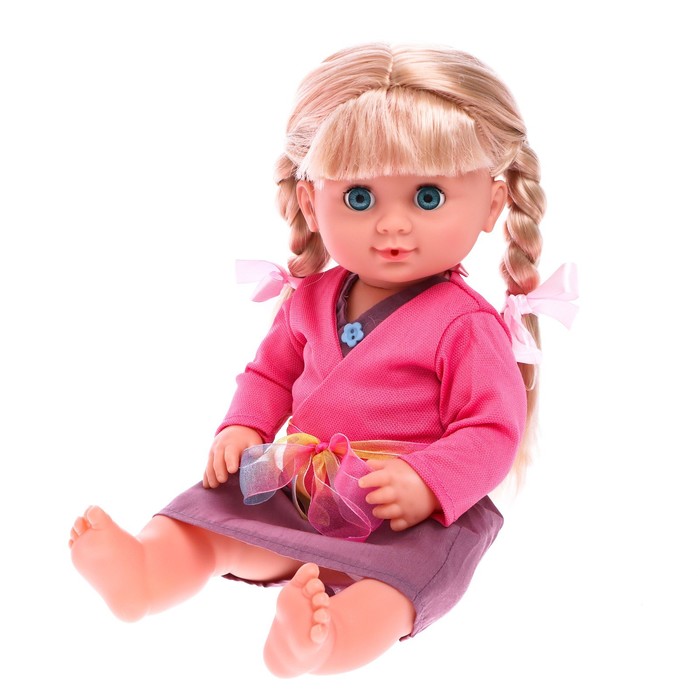 Пупс функциональный «Валюша» с аксессуарами, пьет, писает 53432