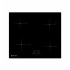 Варочная поверхность Hebermann HBKI 6040.1 B, индукционная, 4 конфорки, сенсор, чёрная - Фото 1