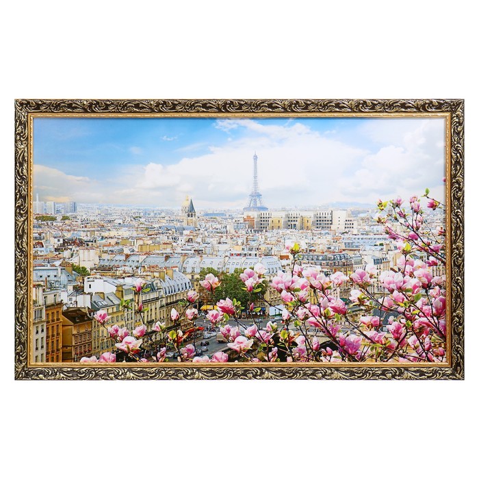 Картина "Весенний Париж" 67*107 см - Фото 1