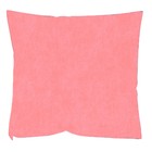 Подушка декоративная, микровельвет, цвет розовый - фото 295541526