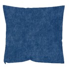 Подушка декоративная, микровельвет, цвет синий - фото 298679780