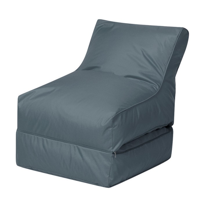 Кресло-лежак, раскладной, цвет серый - Фото 1