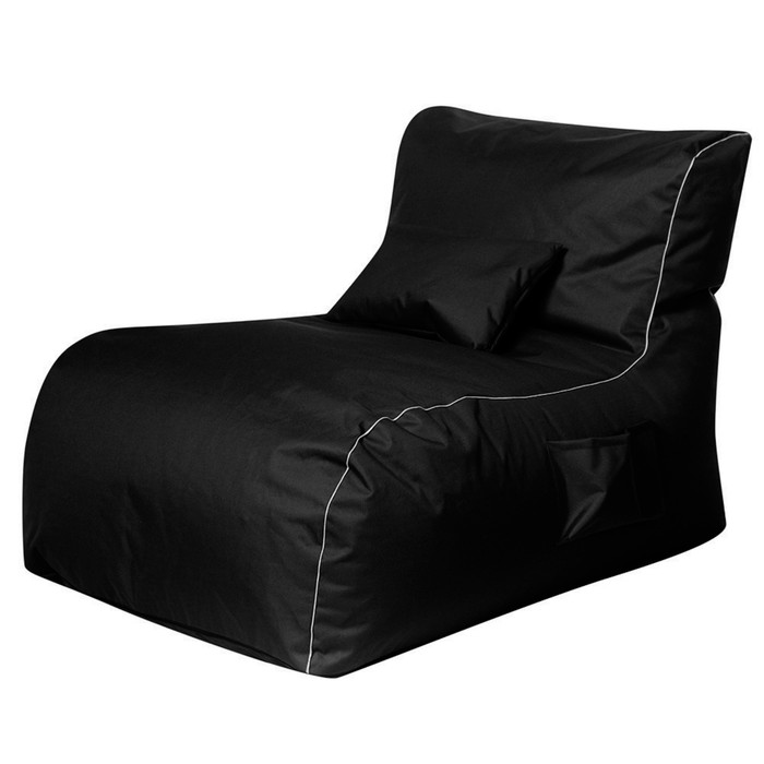 Кресло-лежак, цвет чёрный - Фото 1