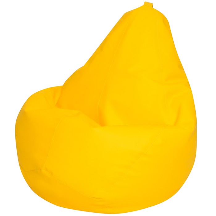 Кресло-мешок «Груша», экокожа, размер 3XL, цвет жёлтый - Фото 1