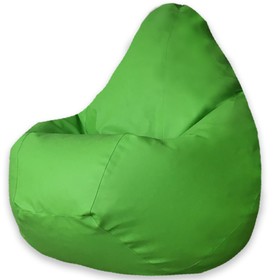 Кресло-мешок «Груша», экокожа, размер 2ХL, цвет зелёный