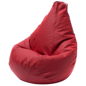Кресло-мешок «Груша», экокожа, размер 2ХL, цвет красный