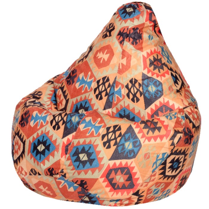 Кресло-мешок «Груша» «Мехико», размер L, цвет оранжевый - Фото 1