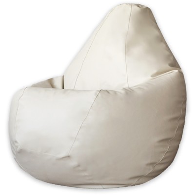 Кресло-мешок «Груша», экокожа, размер L, цвет светло-бежевый