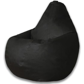 Кресло-мешок «Груша», экокожа, размер 3ХL, цвет чёрный