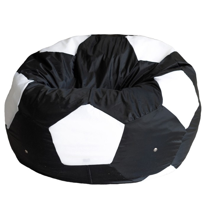Кресло «Мяч», оксфорд, цвет чёрный/белый - Фото 1