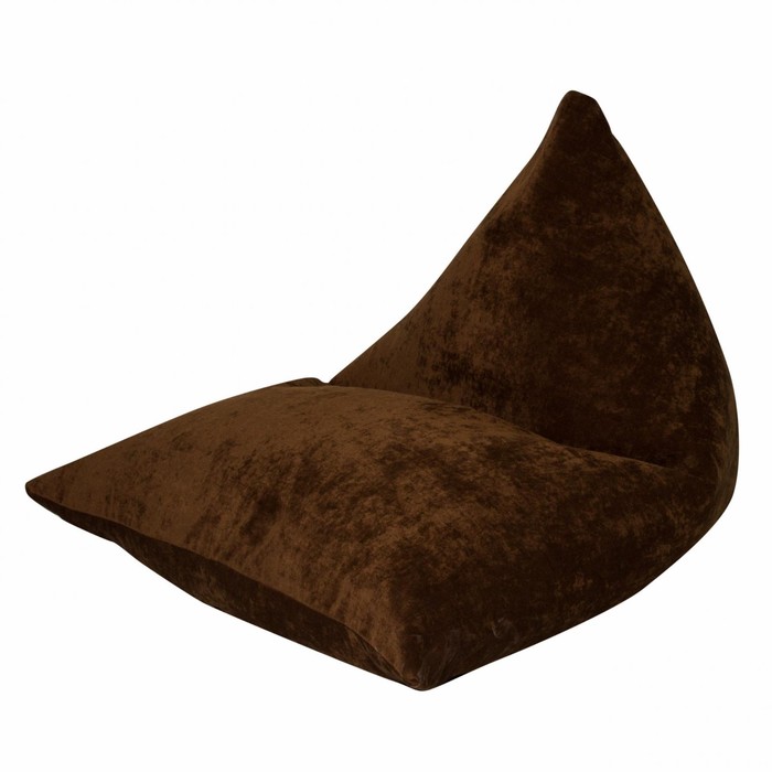 Кресло «Пирамида», микровельвет, цвет коричневый - Фото 1