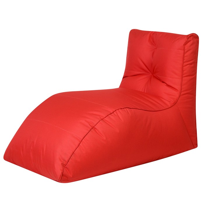 Кресло-шезлонг, цвет красный - Фото 1