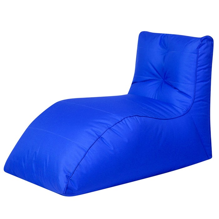 Кресло-шезлонг, цвет синий - Фото 1
