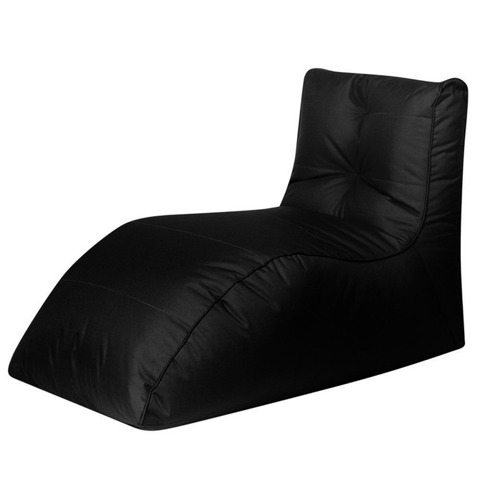 Кресло-шезлонг, цвет чёрный - Фото 1