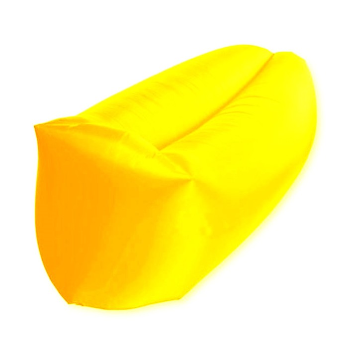 Лежак AirPuf, надувной, цвет жёлтый - Фото 1