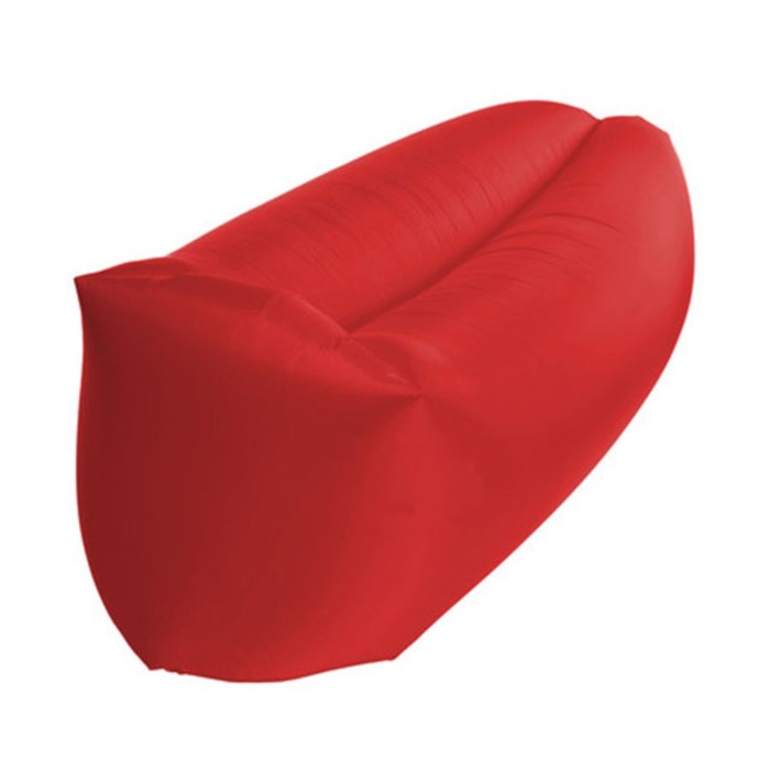 Лежак AirPuf, надувной, цвет красный - Фото 1