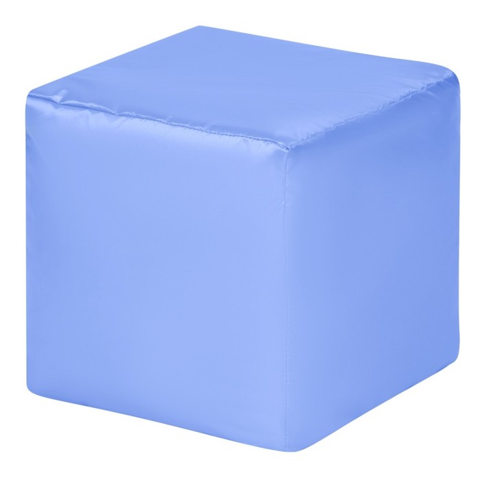 Пуфик «Куб», оксфорд, цвет голубой - Фото 1