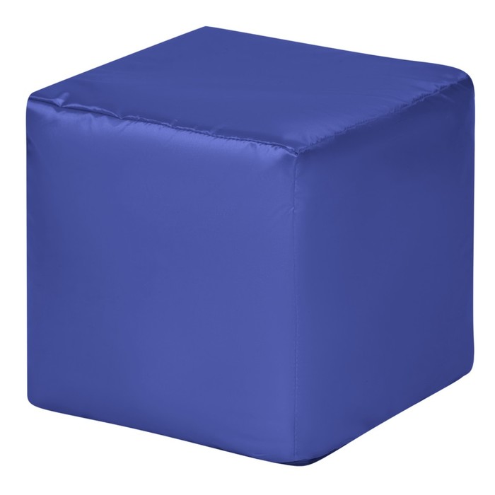 Пуфик «Куб», оксфорд, цвет синий - Фото 1