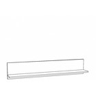 Полка настенная Virginia НМ 011.62, 1242×176×240 мм, цвет ясень анкор тёмный 7783226