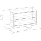 Тумба «Комфорт 17», 782 × 373 × 489 мм, цвет венге - Фото 2