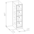 Тумба «Комфорт 19», 231 × 373 × 887 мм, цвет венге - Фото 2