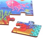 Игровой и обучающий набор «Кто живёт в море», пазл + картонная книга - фото 24365167