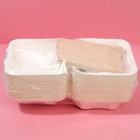 Набор для бенто-торта с вилкой, кондитерская упаковка «Загадай желание», 15,4 х 15,2 х 8,8 см - Фото 5