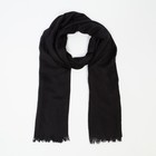 Палантин текстильный, цвет черный, размер 100х180 - фото 2708268