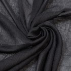 Палантин текстильный, цвет черный, размер 100х180 - Фото 2
