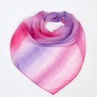 Платок женский текстильный, цвет фиолетовый, размер 65х65 - фото 2708272
