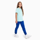 Брюки для девочки, цвет синий, рост 152 - фото 50732724