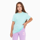 Брюки для девочки, цвет сиреневый, рост 152 - фото 54729289