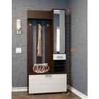 Прихожая «Ника», с зеркалом, 910×354×2035 мм, цвет белая гладкая - Фото 2