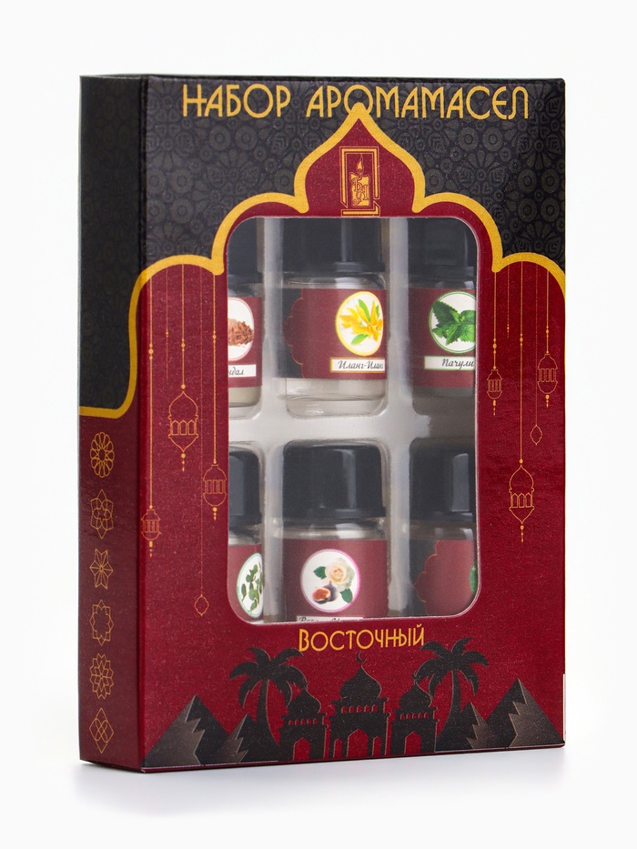 Набор эфирных масел «Восточный», 6 штук по 3 мл, Богатство Аромата - Фото 1