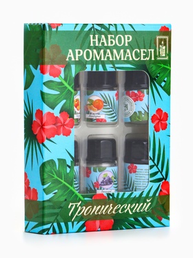 Набор эфирных масел «Тропический», 6 штук по 3 мл, «Богатство Аромата»