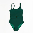 Купальник женский слитный MINAKU, размер 44, зелёный - фото 48470668