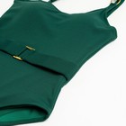 Купальник женский слитный MINAKU, размер 44, зелёный - фото 48470663