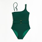 Купальник женский слитный MINAKU, размер 44, зелёный - фото 48470664