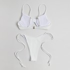 Купальник женский раздельный на косточках MINAKU цвет молочный, размер 44 - Фото 9