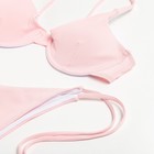 Купальник женский раздельный на косточках MINAKU цвет пудровый, размер 42 - Фото 8