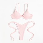 Купальник женский раздельный на косточках MINAKU цвет пудровый, размер 44 - Фото 7