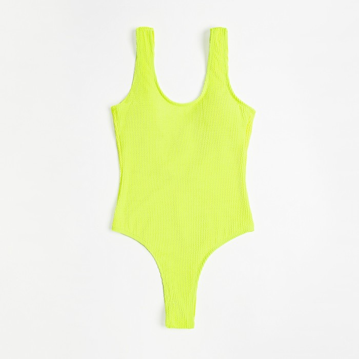 Купальник женский слитный MINAKU цвет салатовый, размер 42