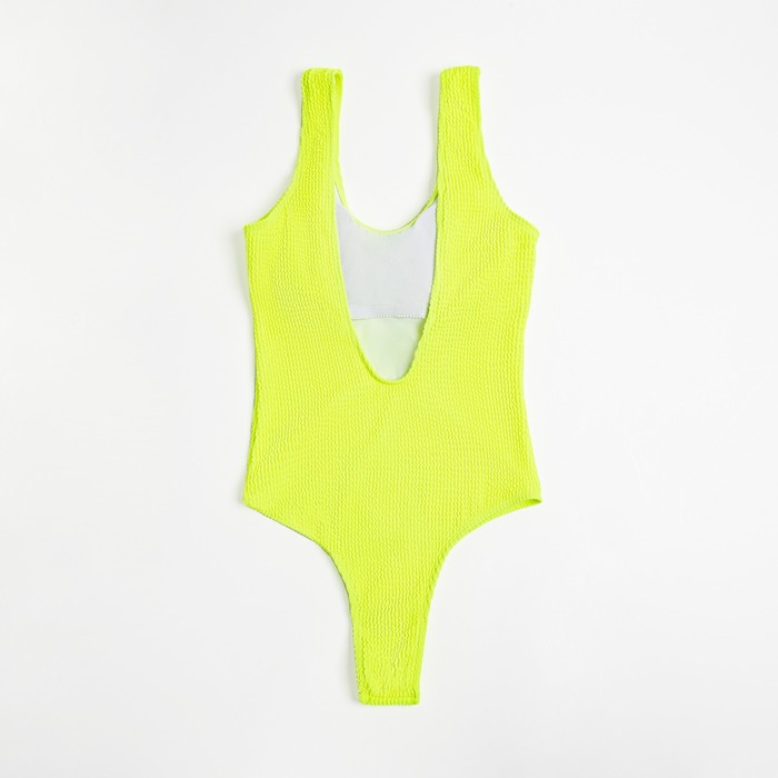 Купальник женский слитный MINAKU цвет салатовый, размер 42