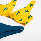 Купальник раздельный MINAKU, цвет синий/жёлтый, размер 42 - Фото 8