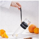 Термос-заварник Magistro «Король Лев», 290 мл, с двойными стенками, с силиконовой ручкой, стекло, прозрачный - Фото 7