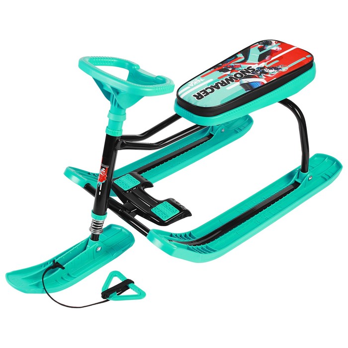 УЦЕНКА Снегокат «Тимка спорт 1+» Sportbike, бирюзовый, ТС1+/SB Nika Kids - Фото 1