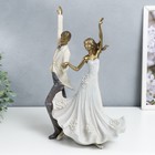 Сувенир полистоун "Молодожёны - свадебный танец" 35,5х14х25 см - фото 6569223