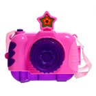 Фотоаппарат-проектор «Милой принцессе», звук, свет, цвет розовый - фото 7483878